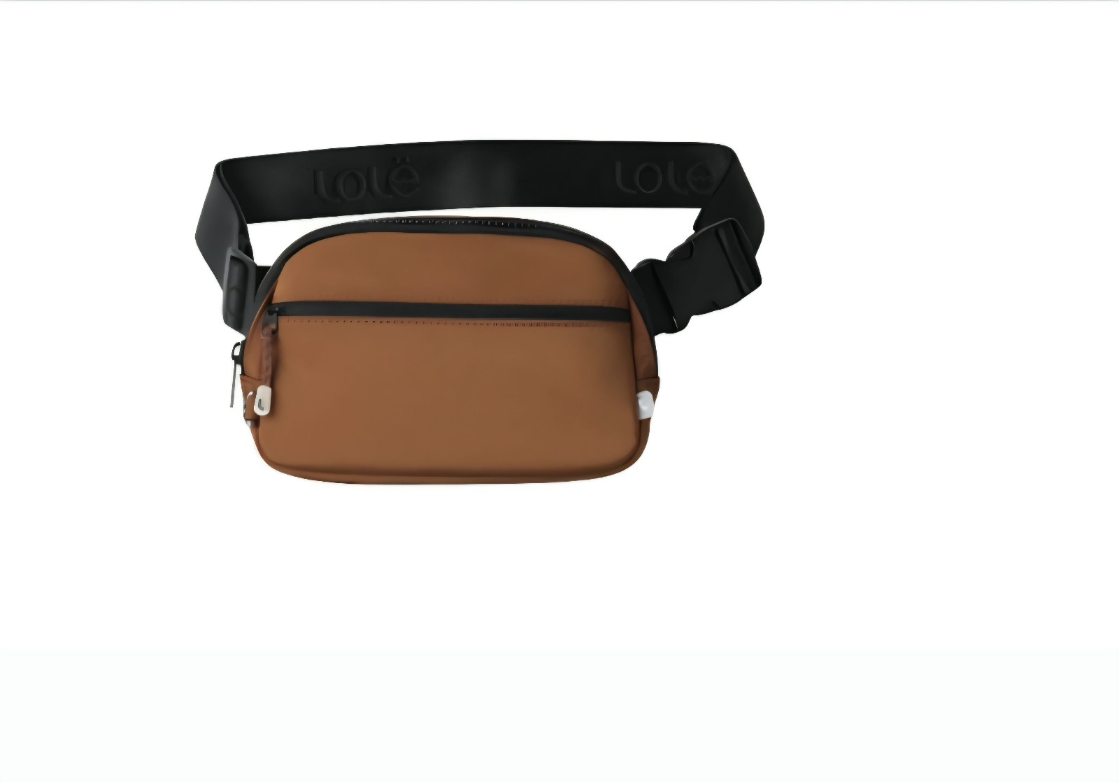 Lolë Brown & Black Crossbody Waist Bag