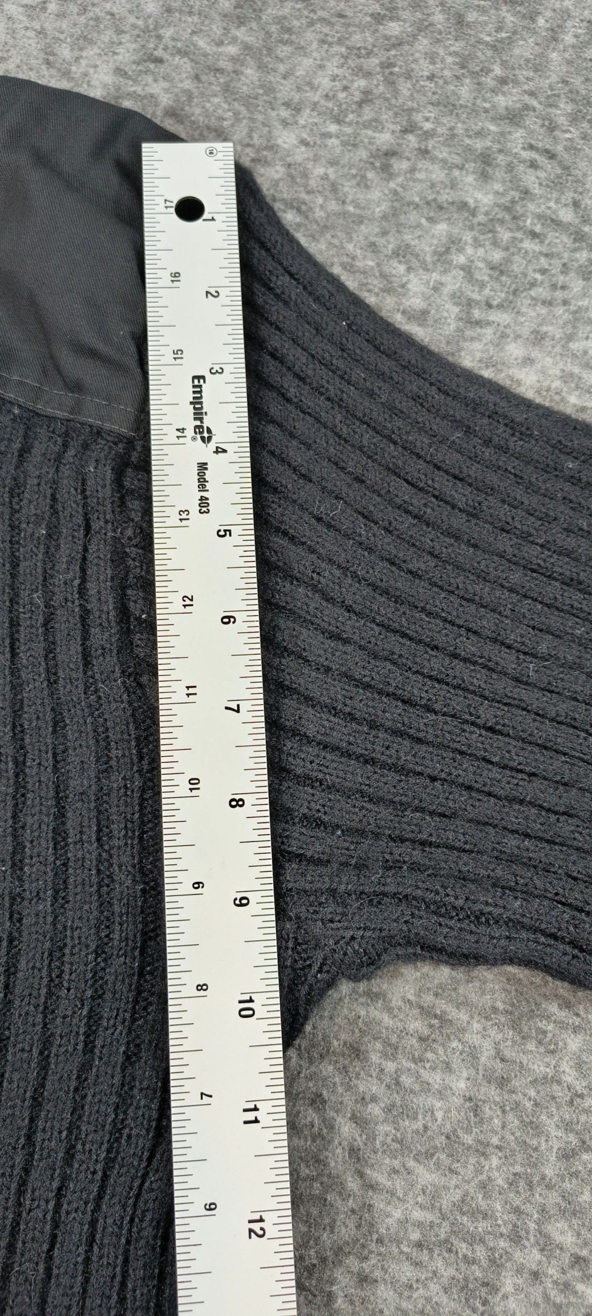 Brigade Quartermasters Black Woolly Pully Sweater Size 52 Warm Winter Elbow Pad image 9