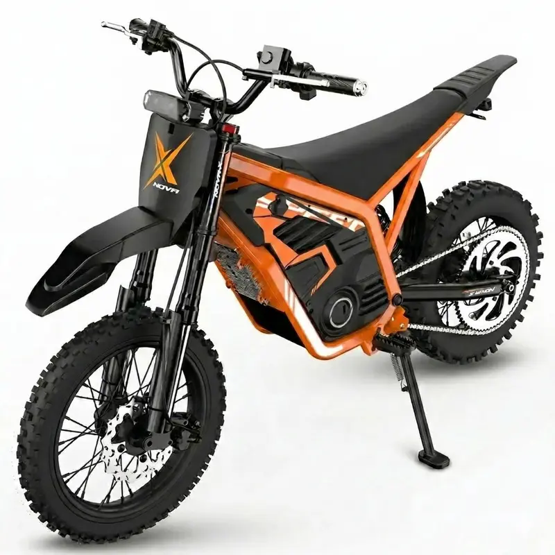 Nova X Orange & Black Electric Dirt Bike 4000W 48V 23Ah Battery