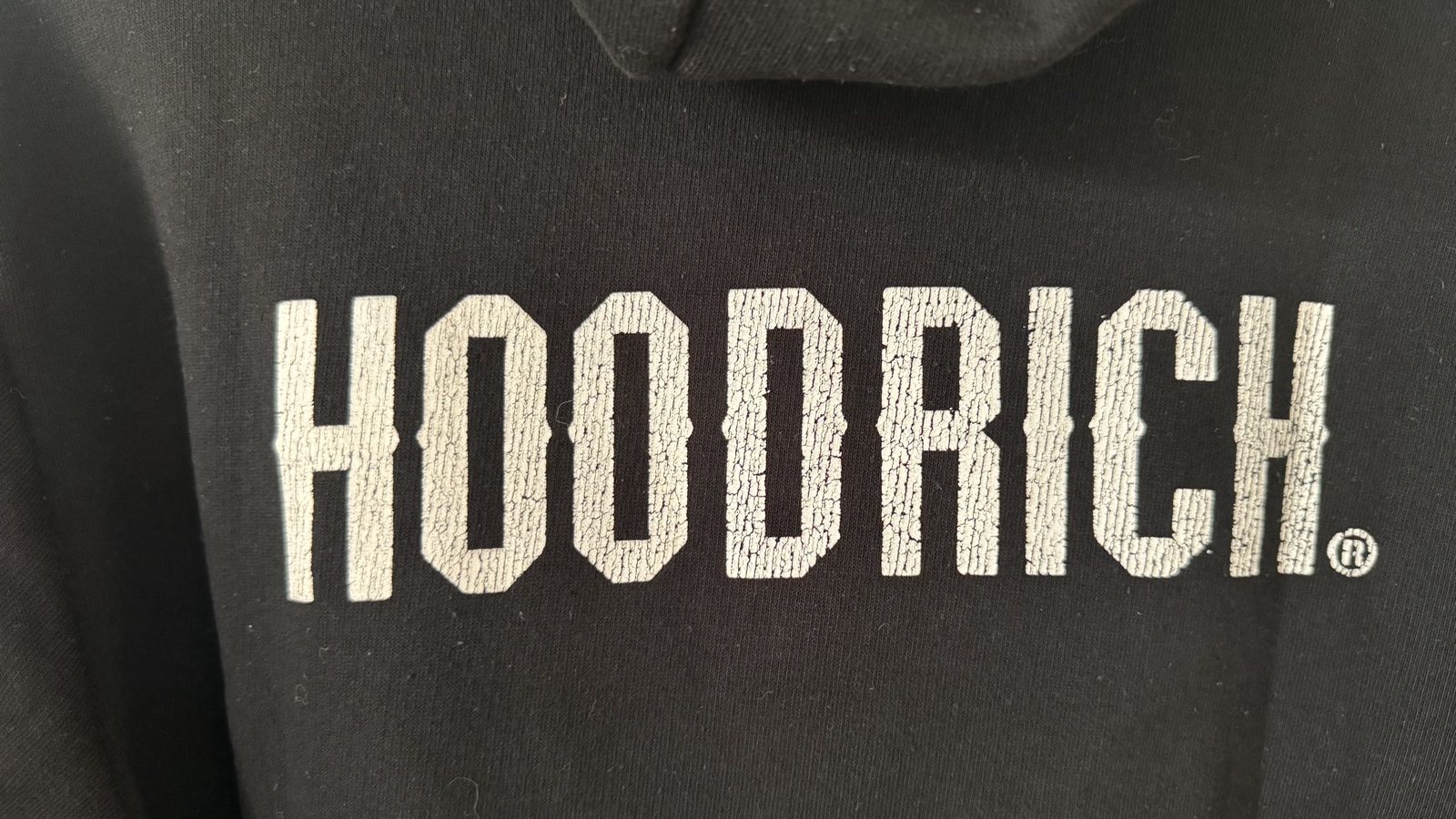 Hoodrich Black Hooded Sweatshirt Large image 4