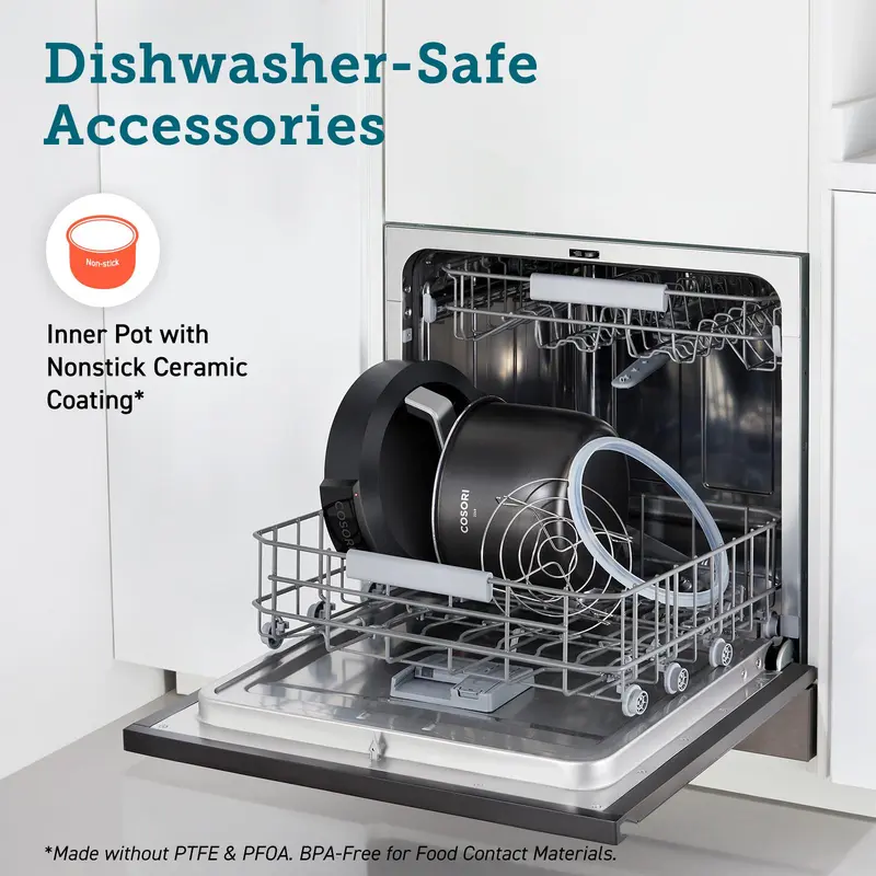 Cosori Stainless Steel 9-in-1 Multi-Cooker Kitchen Appliance image 6