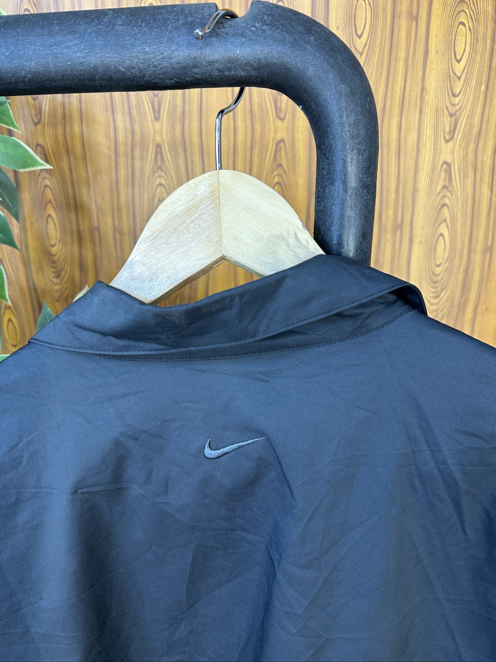 Nike Black Golf Windbreaker Jacket Large Lightweight image 8