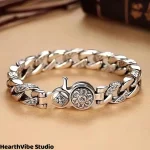 HearthVibe Studio Silver Chain Link Bracelet 20cm & 22cm