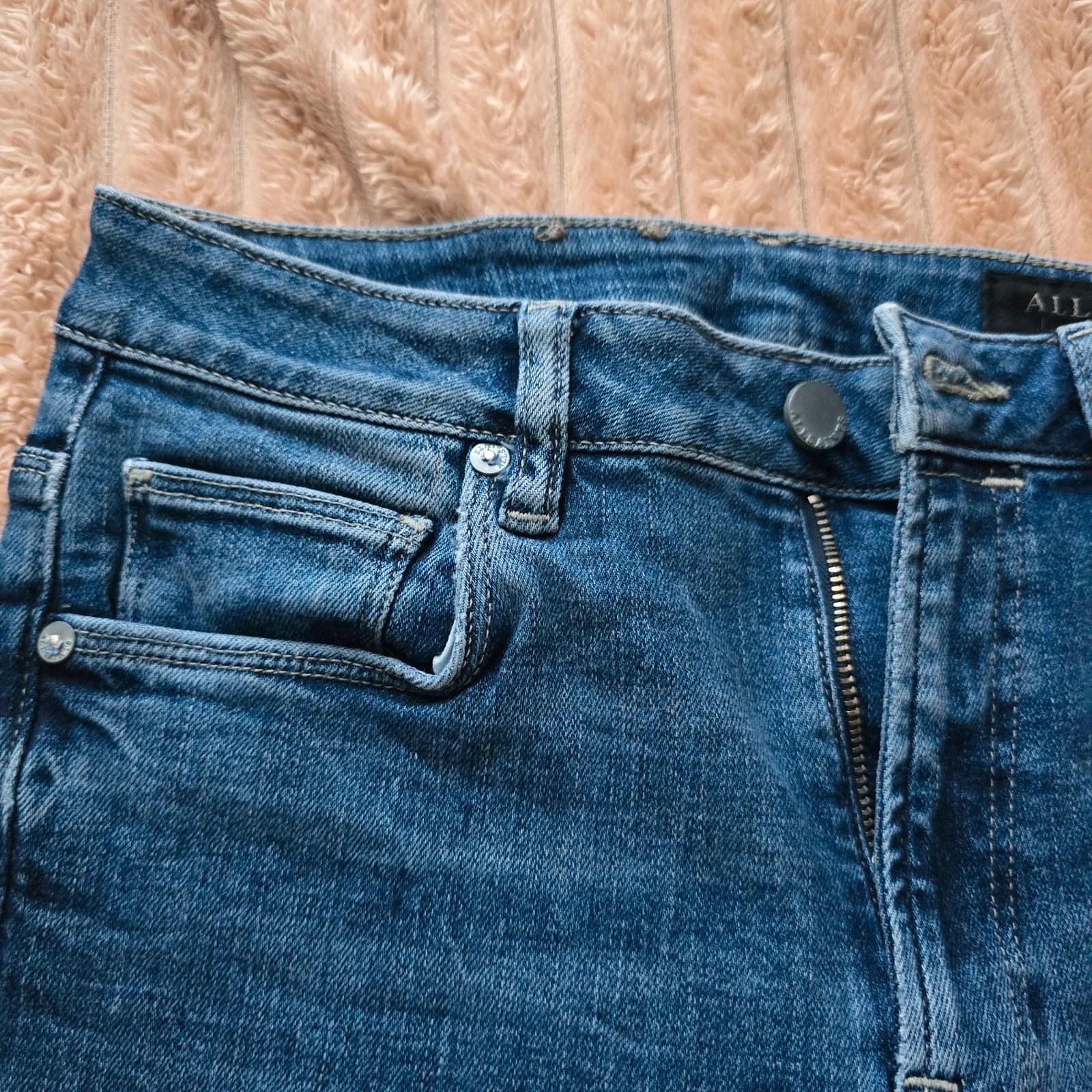 AllSaints Blue Ripped Skinny Jeans W29 Women's, style Stilt image 7
