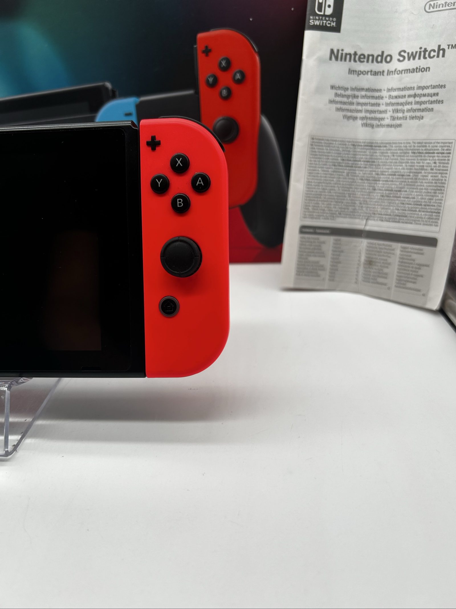 Nintendo Switch V2 Blu/Rossa + Scatola + Accessori Originali – Eccellenti image 4