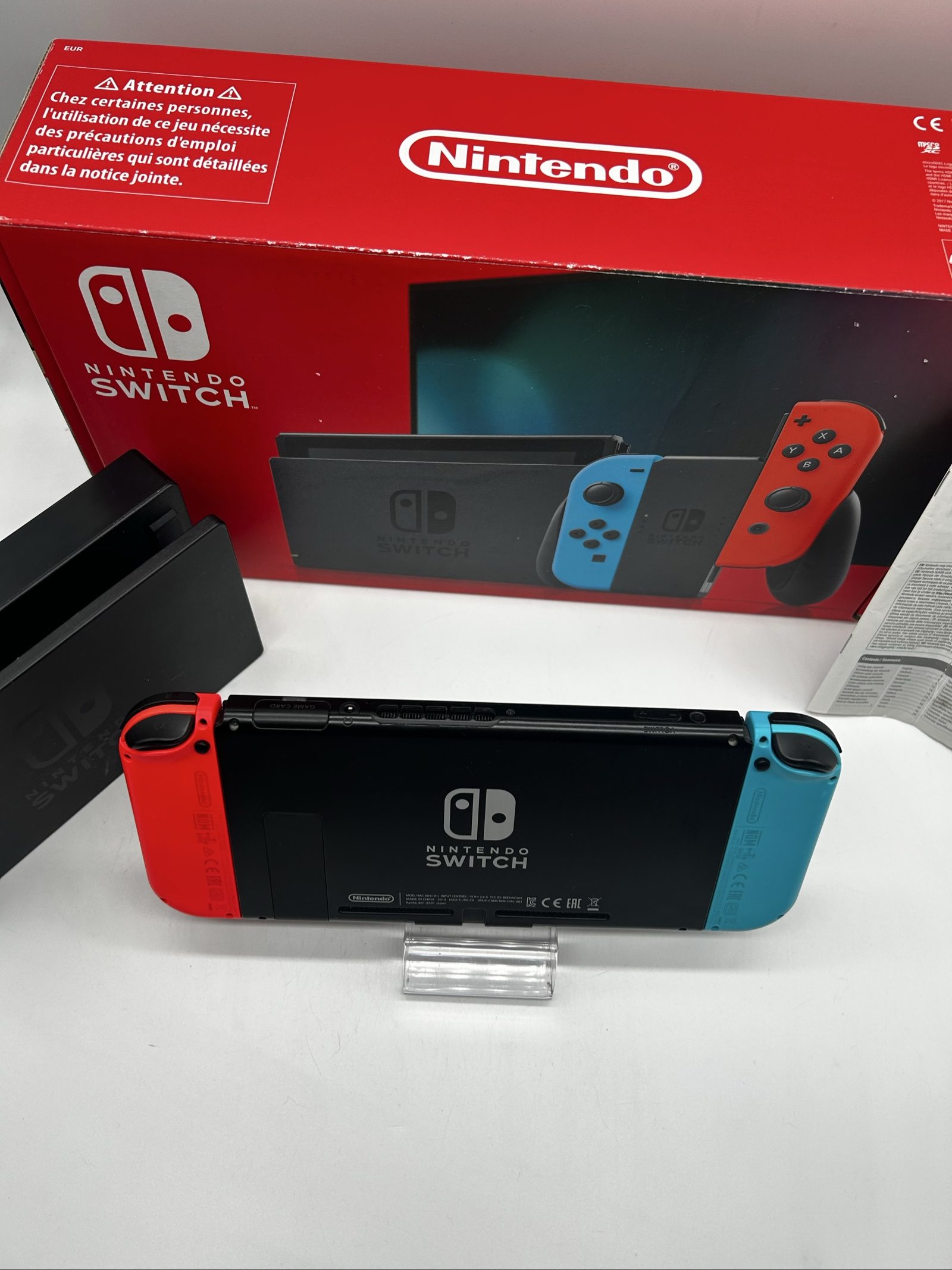 Nintendo Switch V2 Blu/Rossa + Scatola + Accessori Originali – Eccellenti image 7