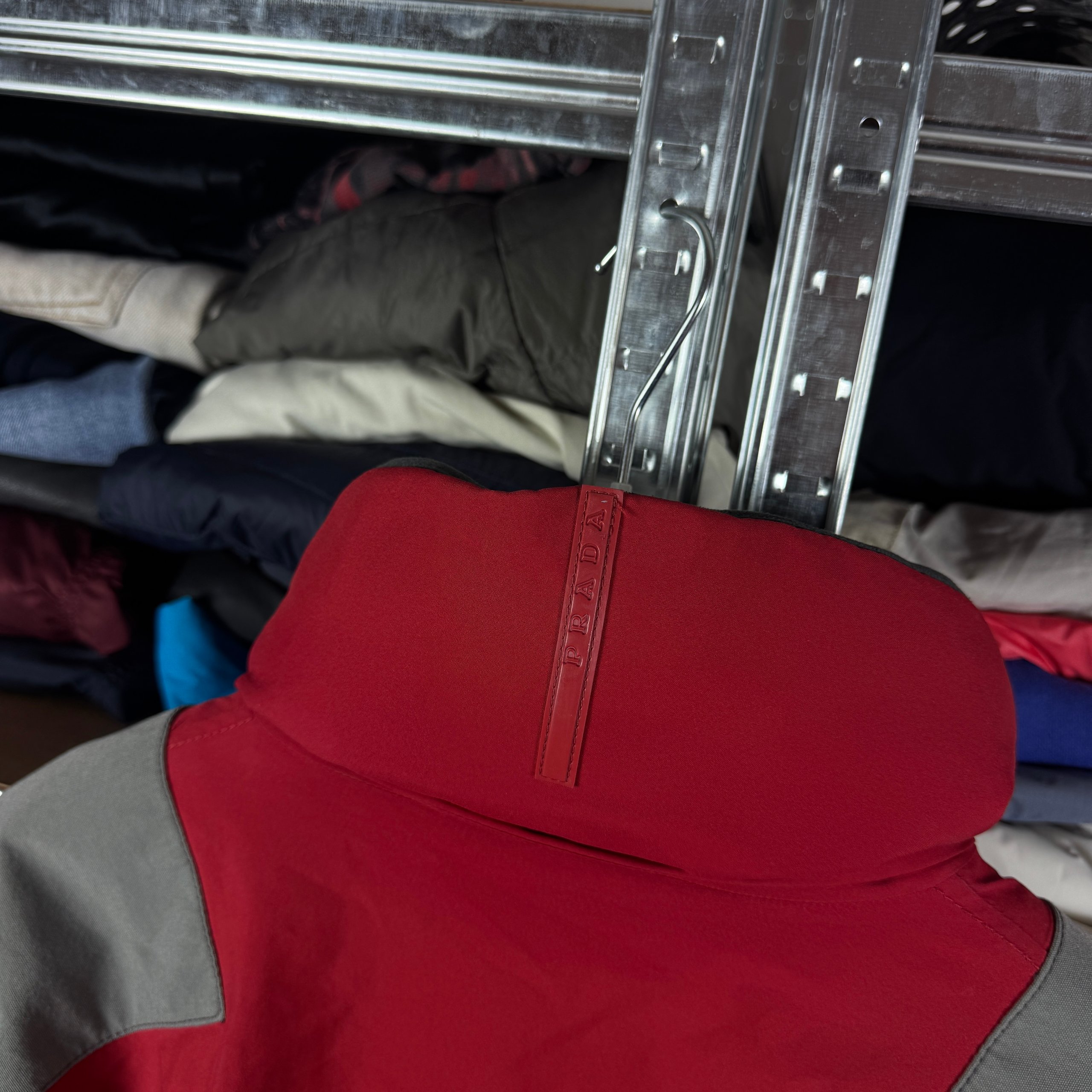 Rare Prada Luna Rossa Gore-tex Vintage Red & Grey Ski Suit Set Size M / 46-48 image 5