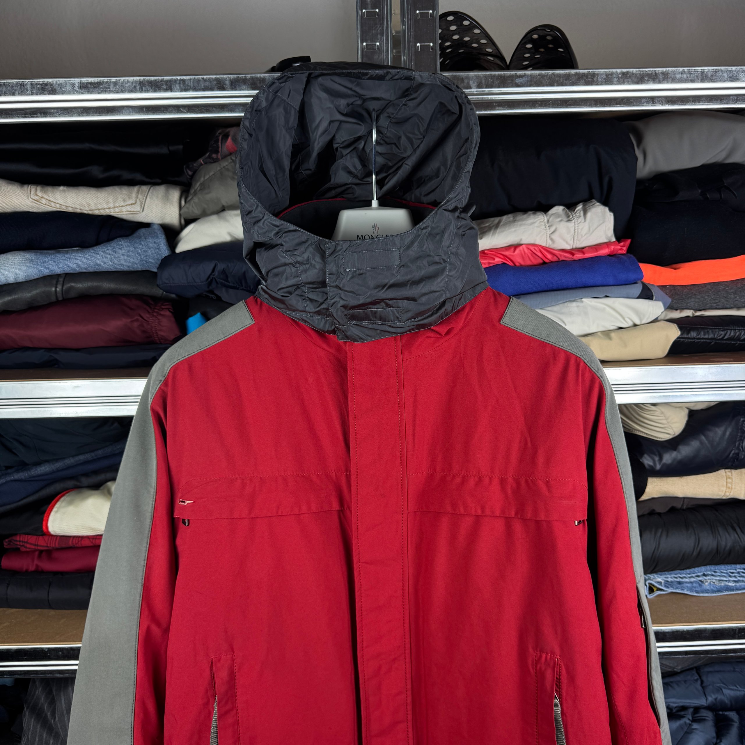 Rare Prada Luna Rossa Gore-tex Vintage Red & Grey Ski Suit Set Size M / 46-48 image 6