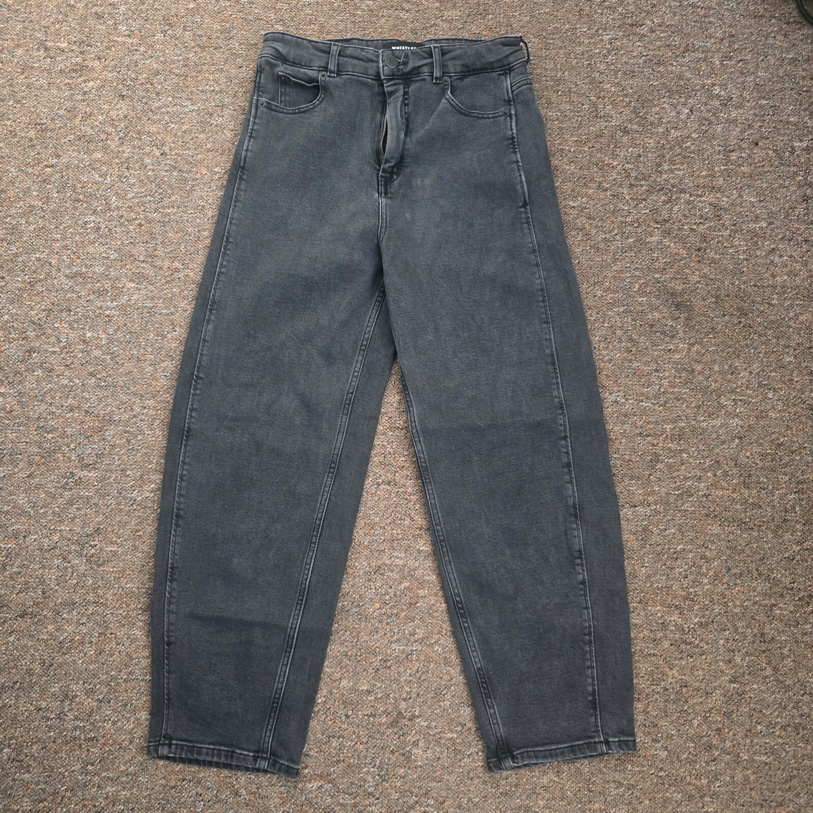 Whistles washed black jeans