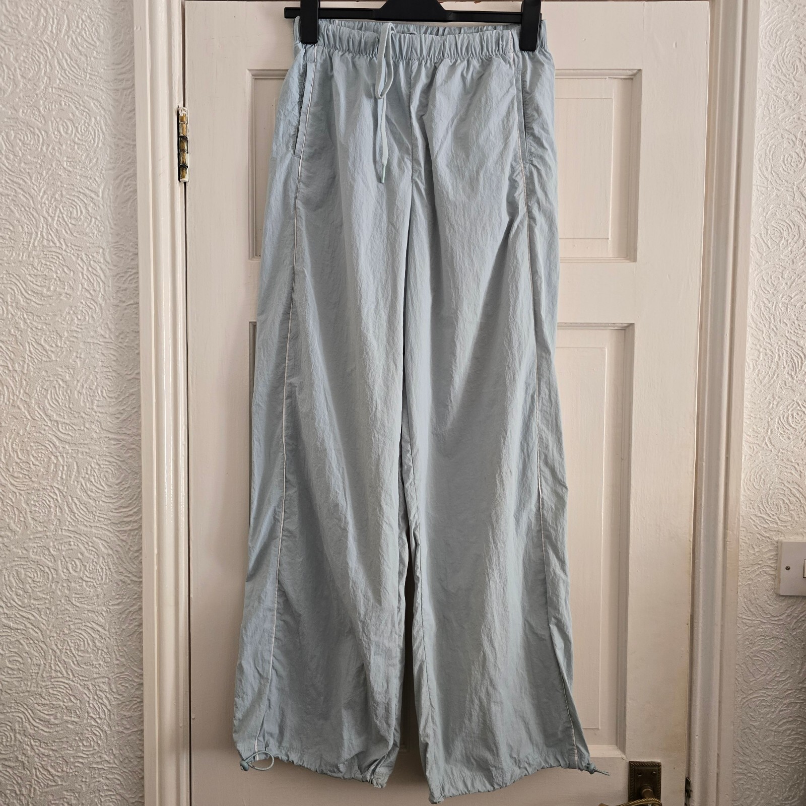 Gilly Hicks light blue lightweight wide leg trousers size S