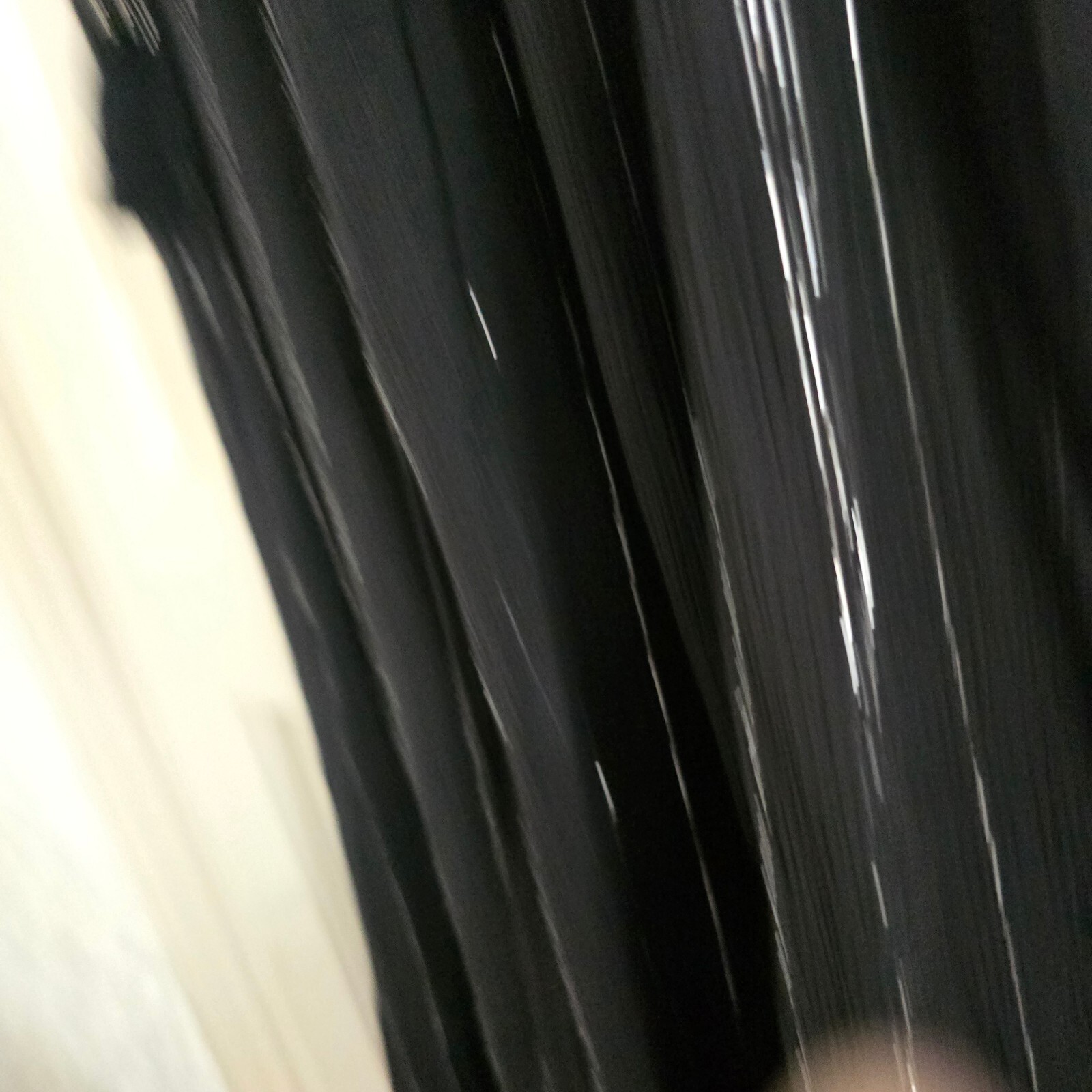 River Island Poolside Black Metallic Stripe Drop Hem Maxi Skirt, size M image 5