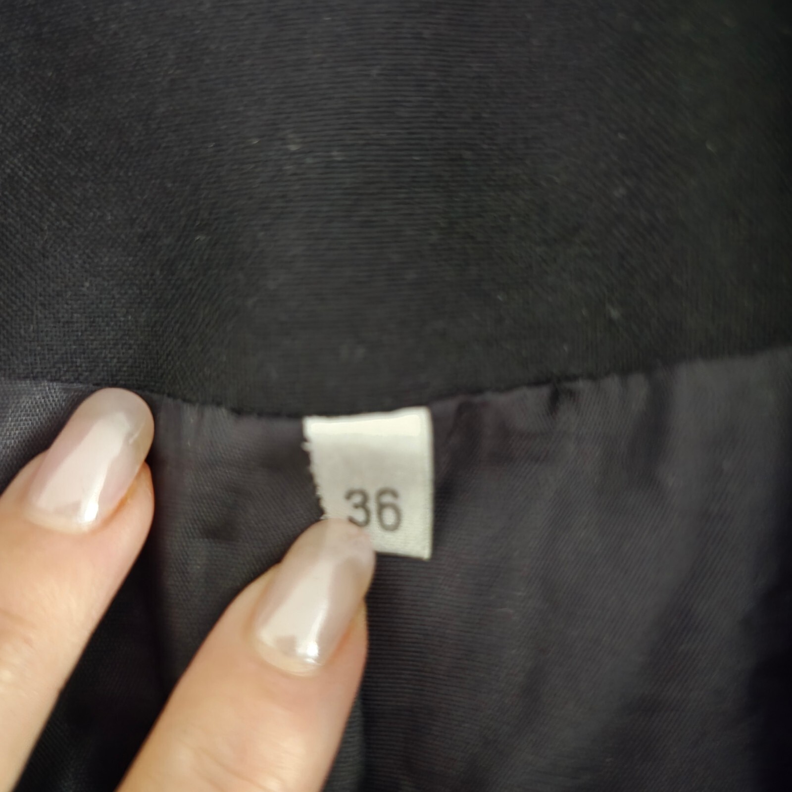 Black Tailored Blazer Single Breasted Jacket with Silver Decorative Buttons, size 8 / S image 6