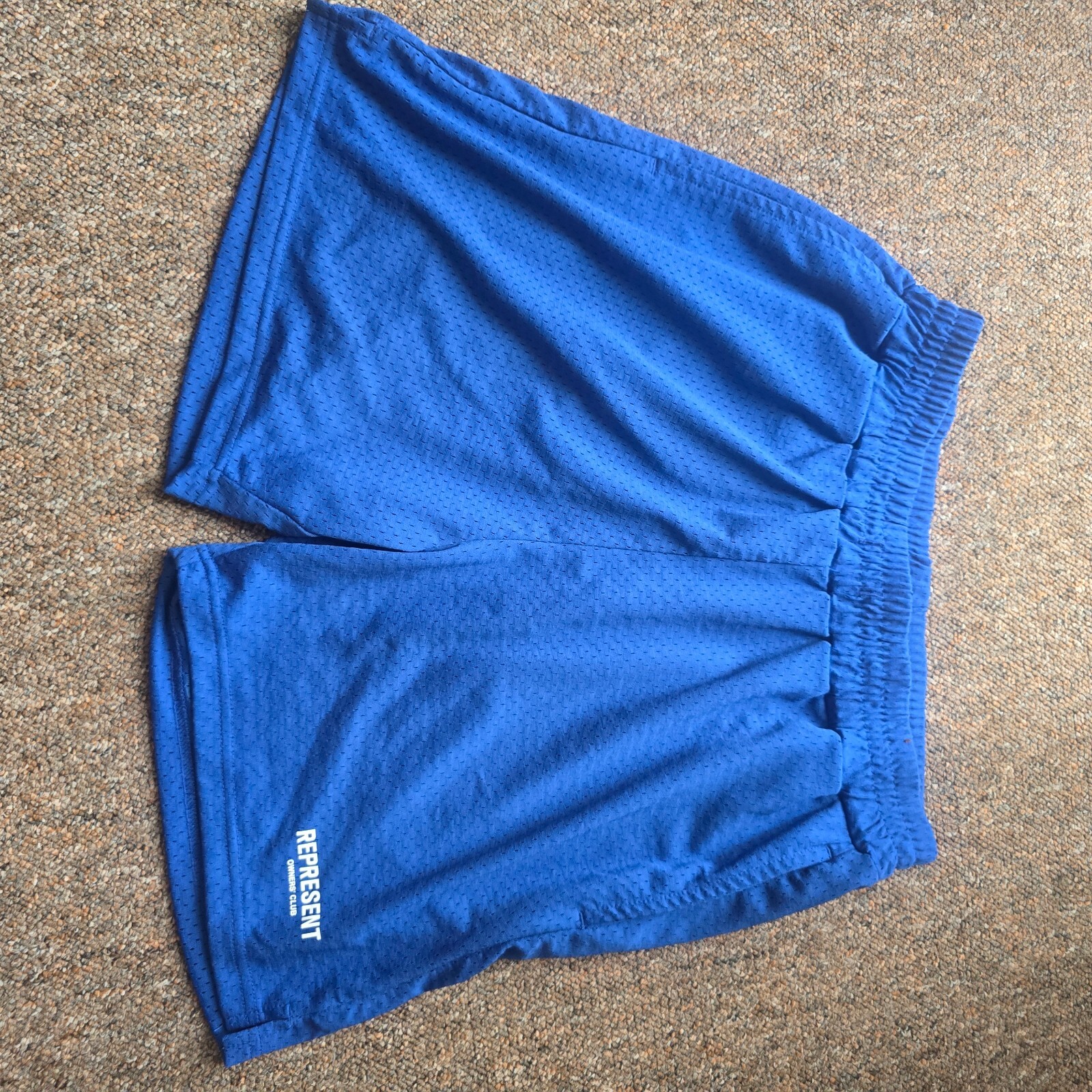 Represent Blue Mesh Shorts image 2