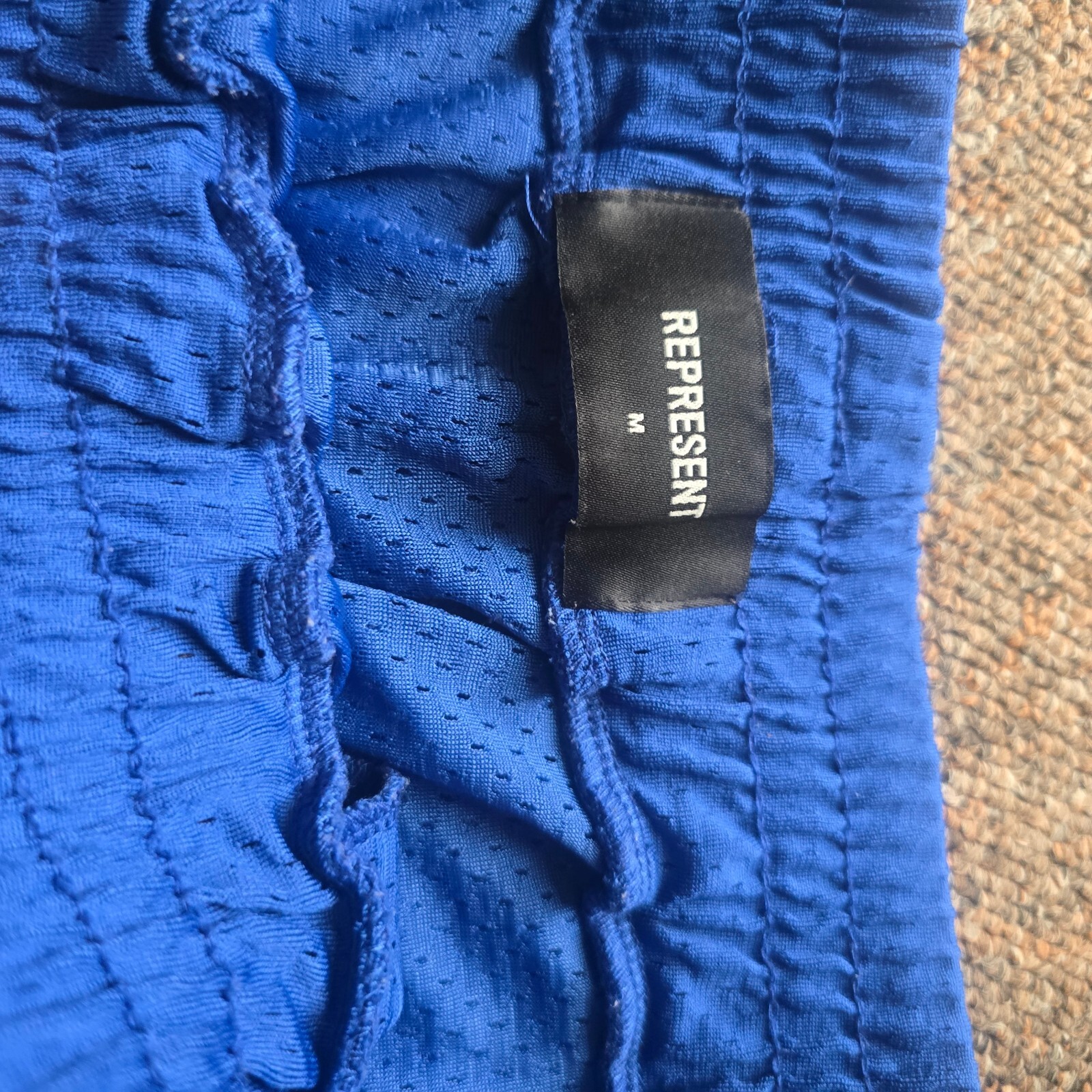 Represent Blue Mesh Shorts image 4