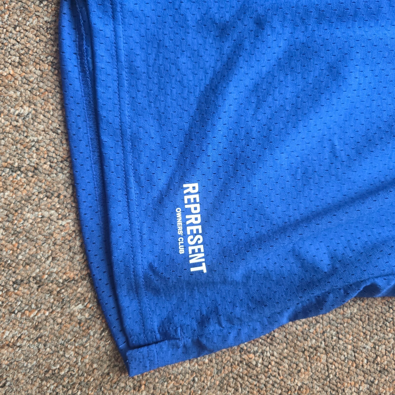 Represent Blue Mesh Shorts image 6