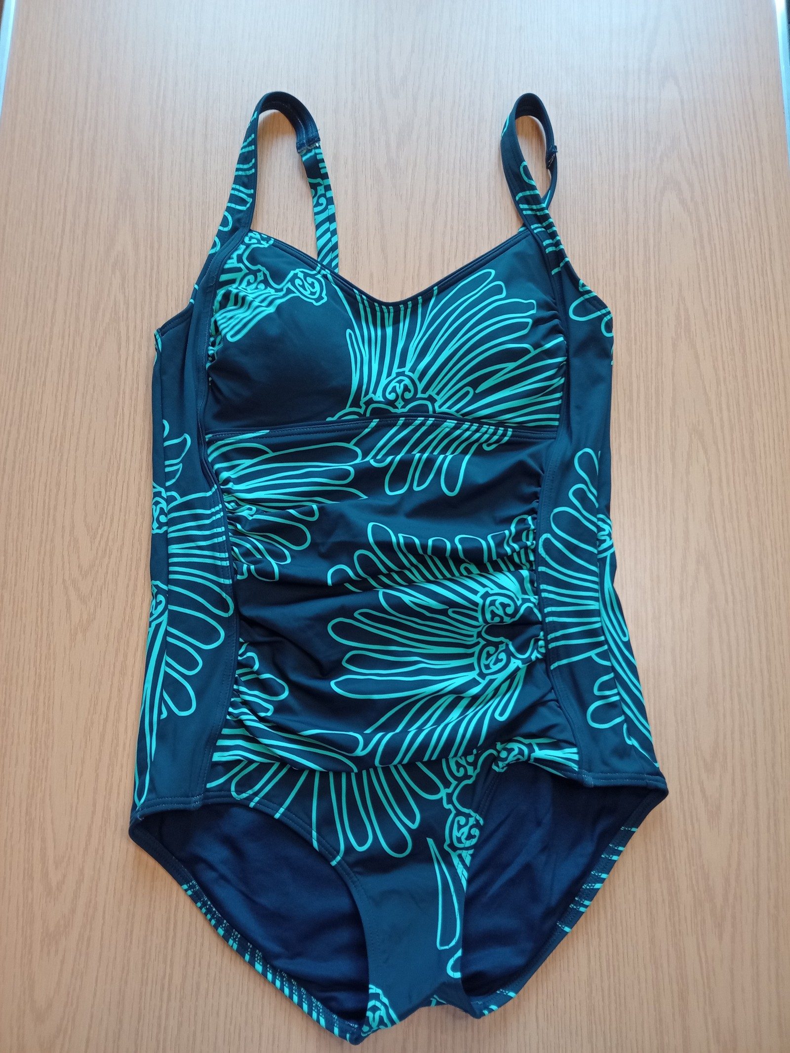 White Stuff Navy Multi Women's Swimsuit UK 14 Floral Pattern