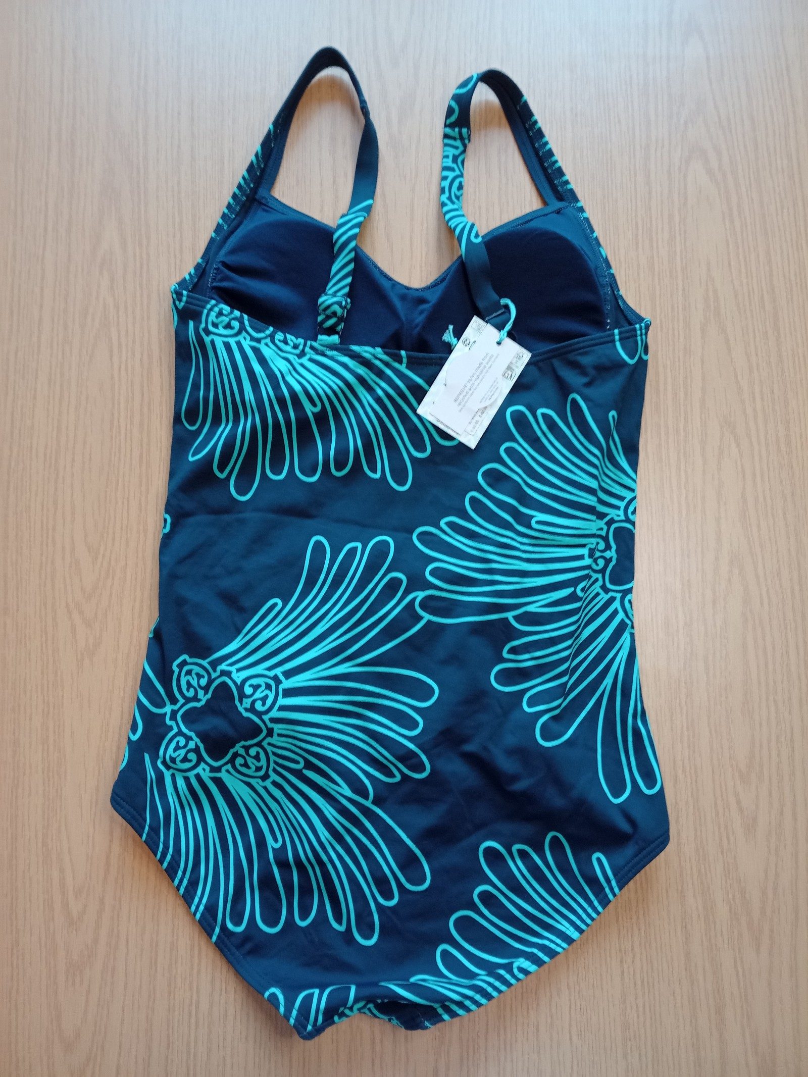 White Stuff Navy Multi Women's Swimsuit UK 14 Floral Pattern image 4