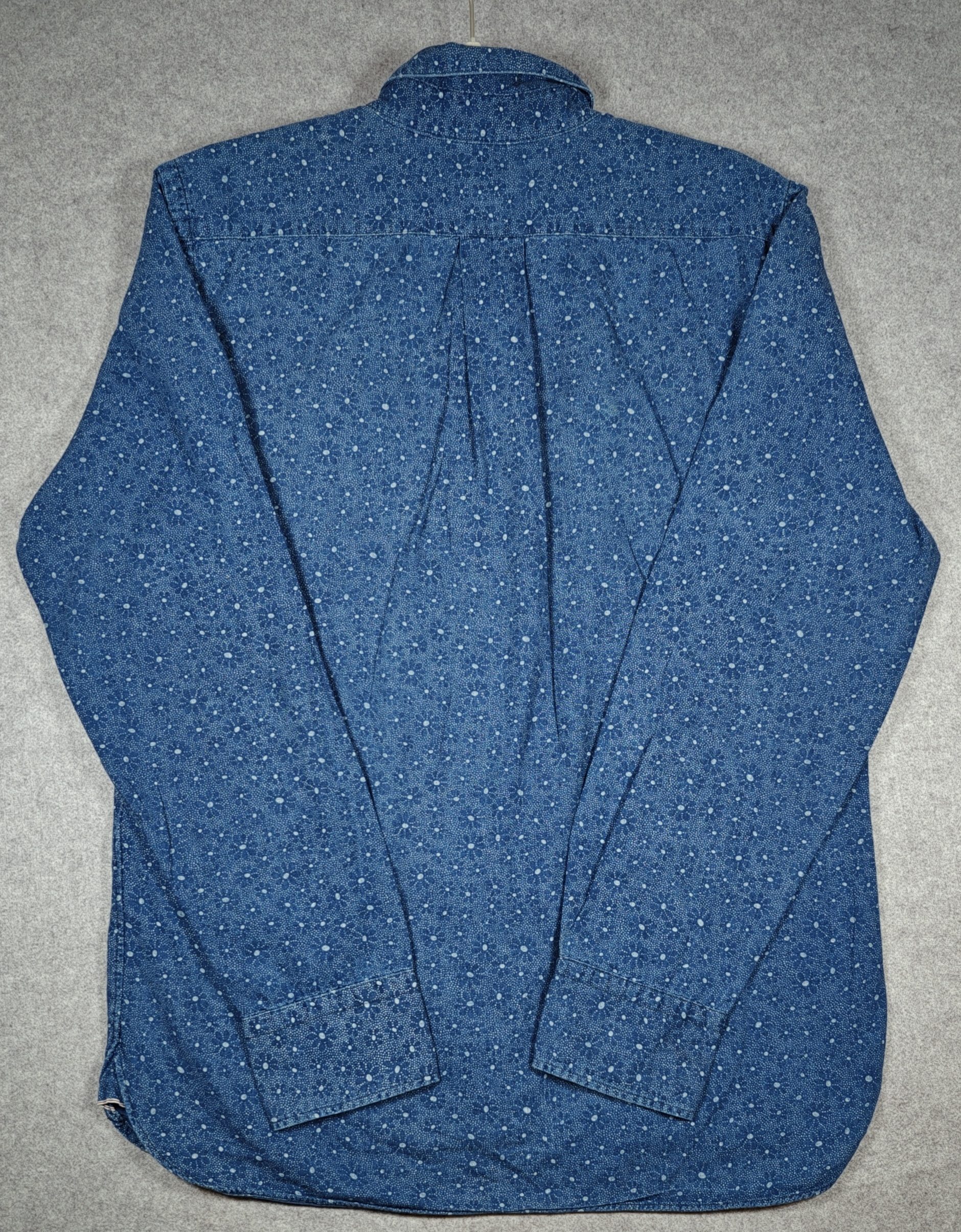 Levi's Men's Blue Printed Denim Shirt Medium image 2