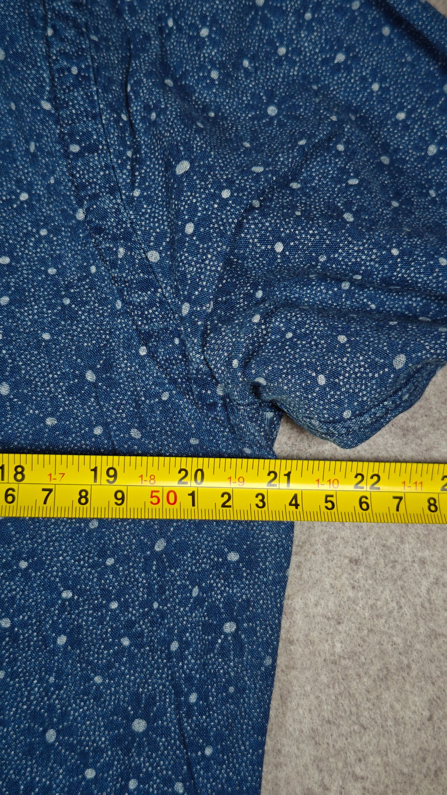Levi's Men's Blue Printed Denim Shirt Medium image 6