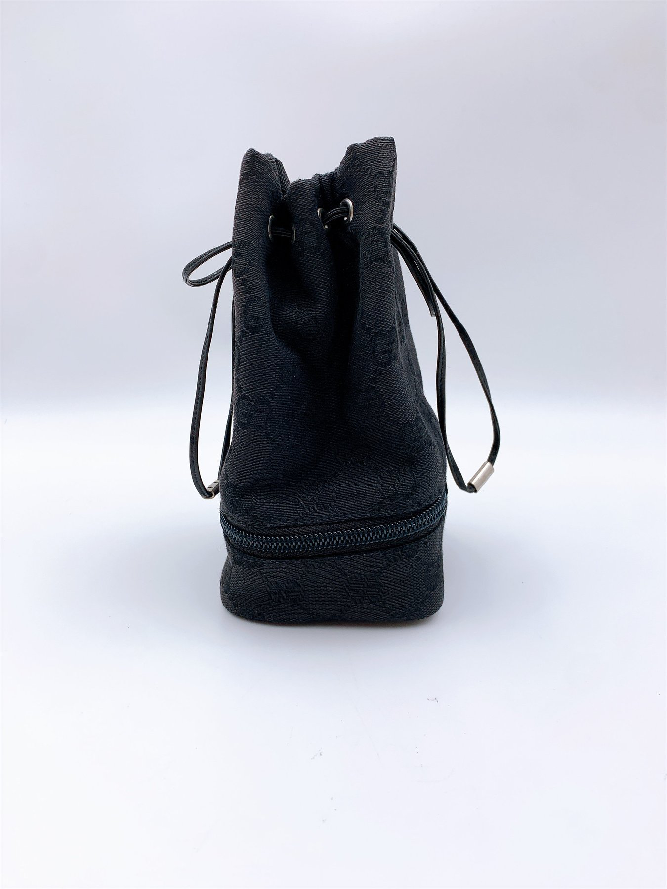 Gucci Monogram Canvas Mini Drawstring pouch – Black image 2