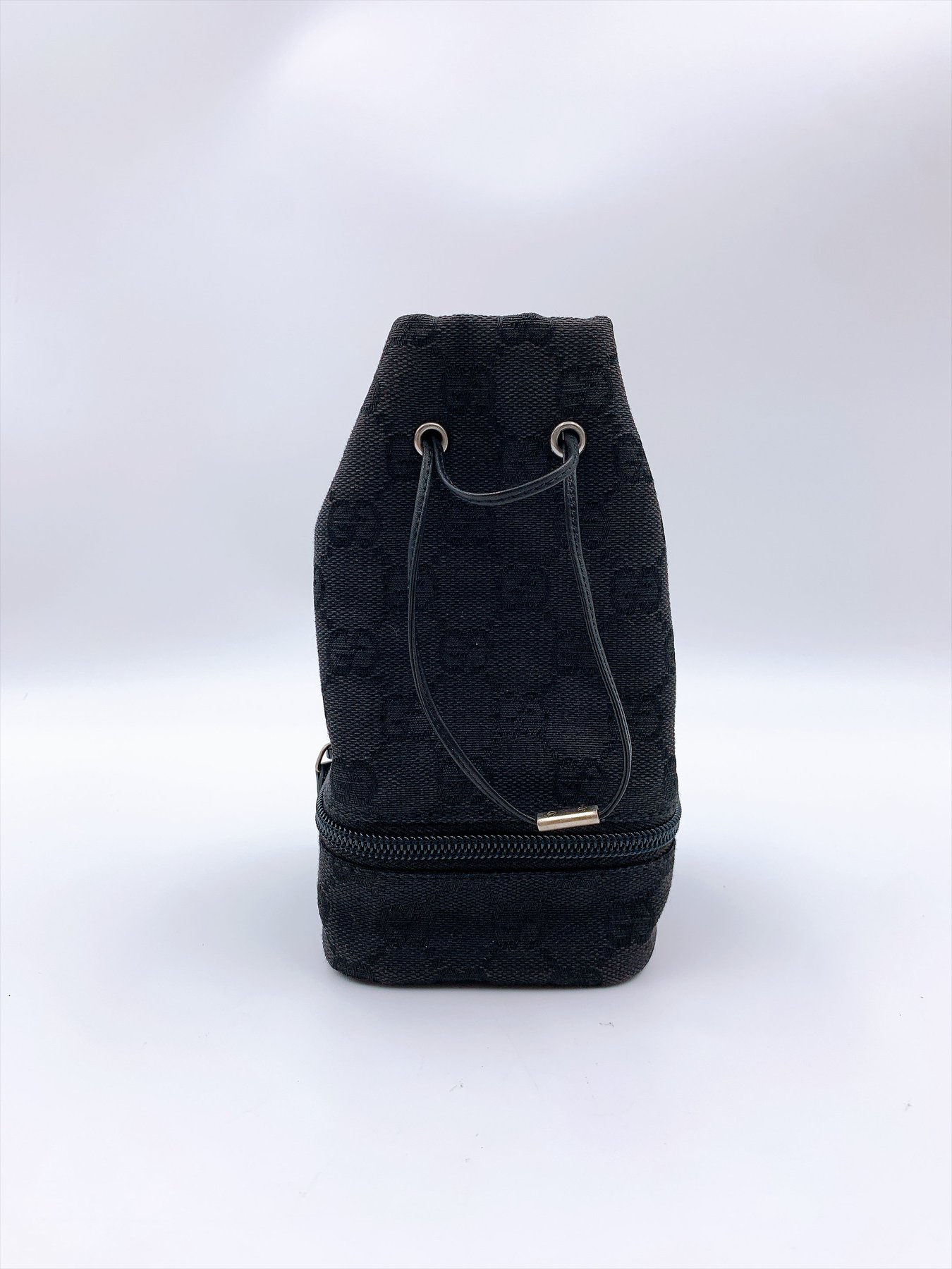Gucci Monogram Canvas Mini Drawstring pouch – Black image 7