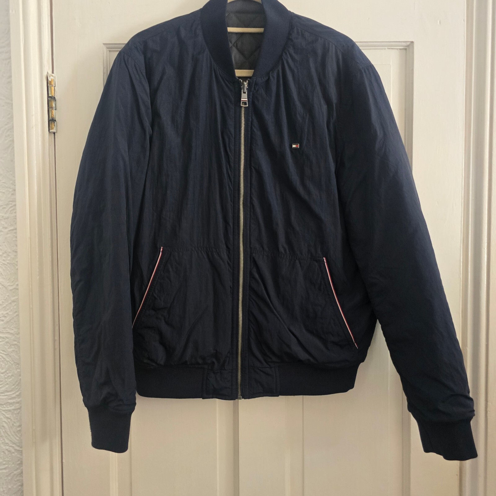 Tommy Hilfiger Quilted Bomber Jacket Size S