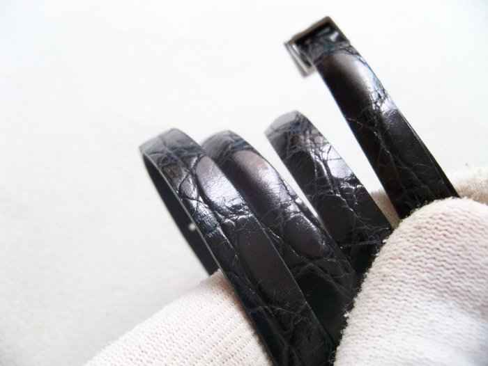 Gucci Black Leather Belt – Made in Italy