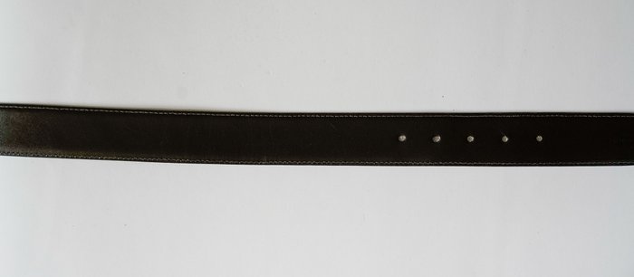 Céline Triomphe Buckle Leather Belt image 10