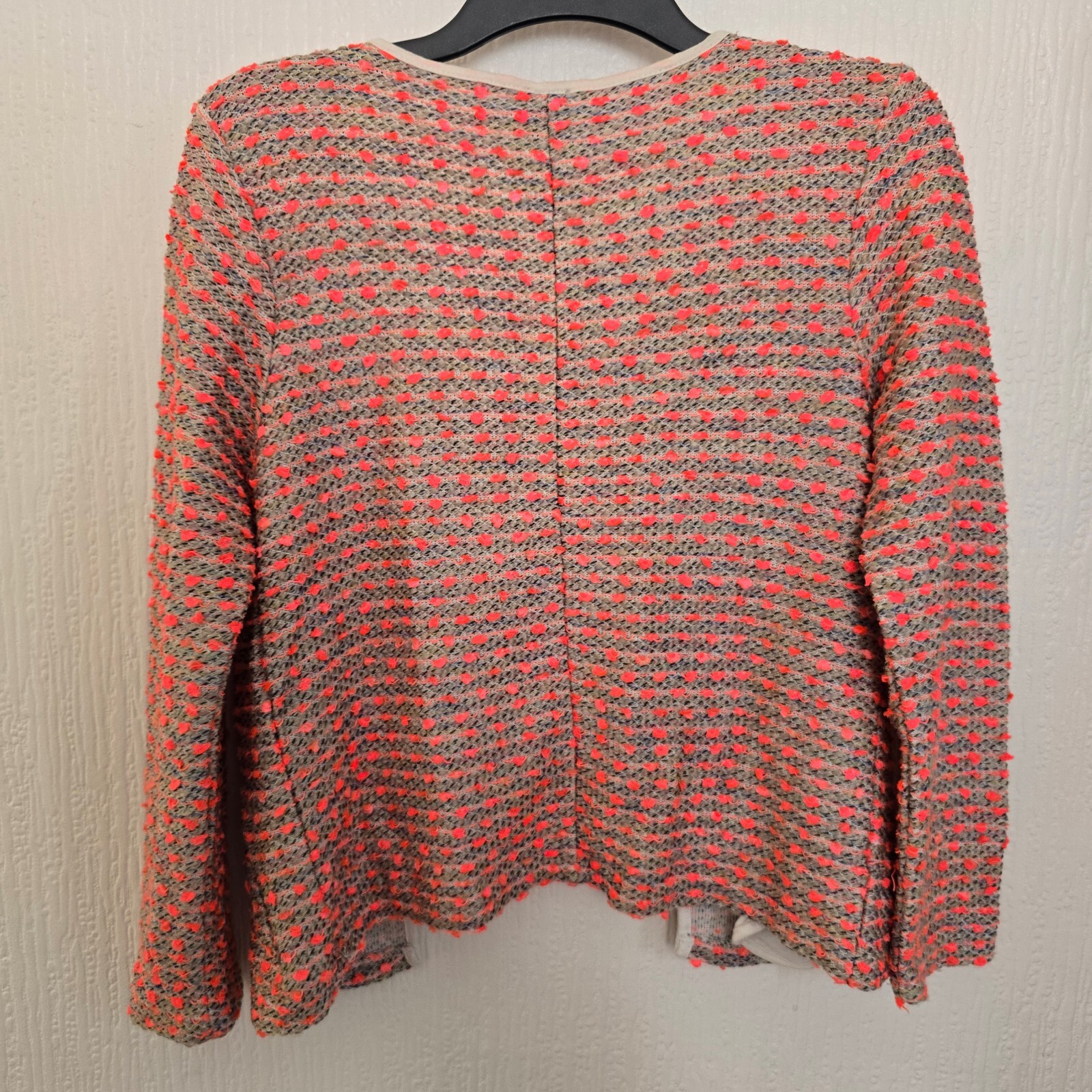 ASOS Textured Knit Open Front Cardigan Jacket UK 10 image 3