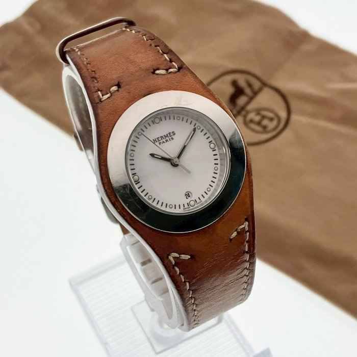 Hermès Harnais  Quartz Watch – White Dial, Stainless Steel, 31mm