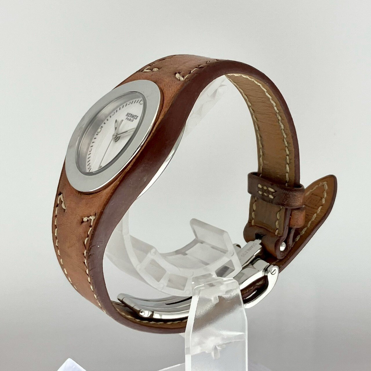 Hermès Harnais  Quartz Watch – White Dial, Stainless Steel, 31mm image 5