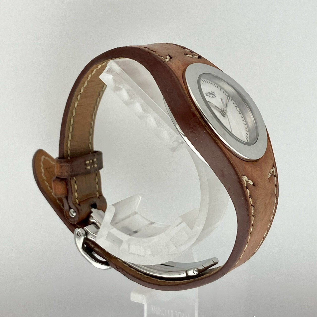 Hermès Harnais  Quartz Watch – White Dial, Stainless Steel, 31mm image 6