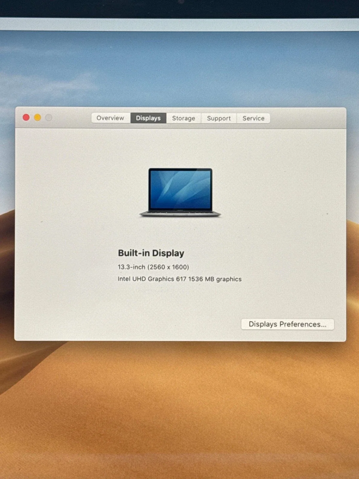 Apple MacBook Air Silver 13.3 inch Intel i5 8GB RAM 256GB SSD image 3