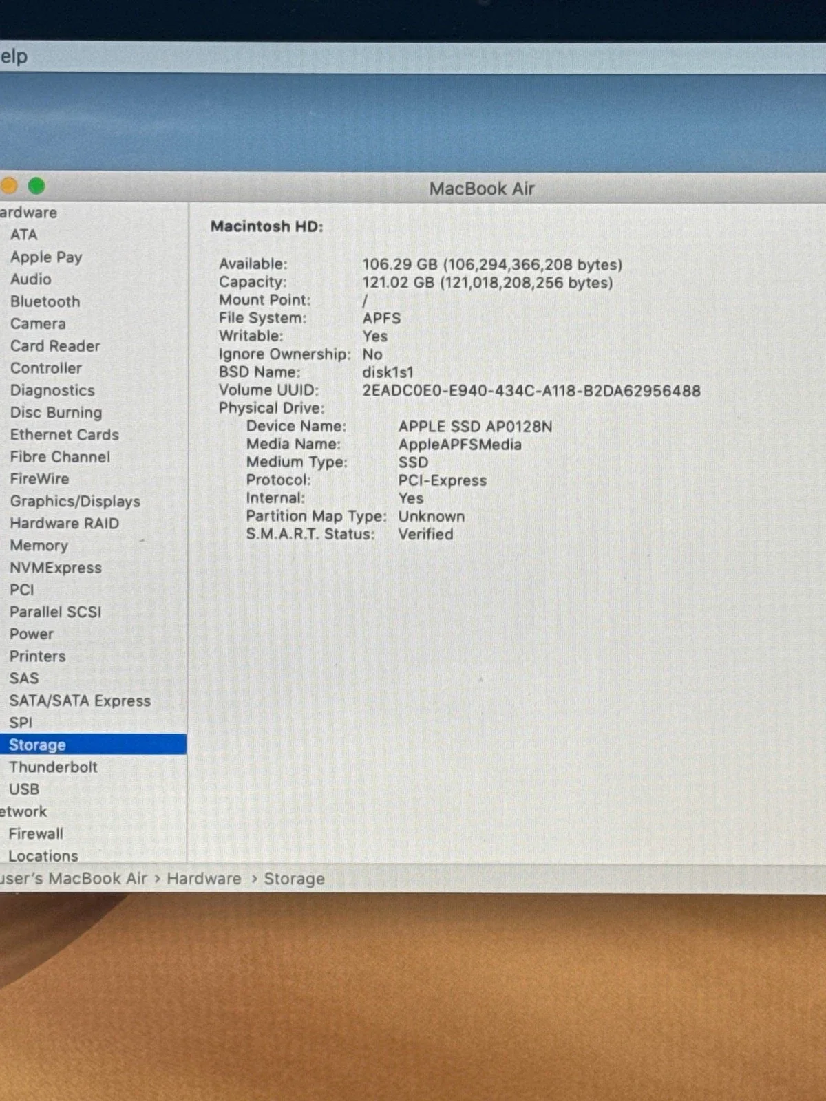 Apple MacBook Air Silver 13.3 inch Intel i5 8GB RAM 256GB SSD image 7