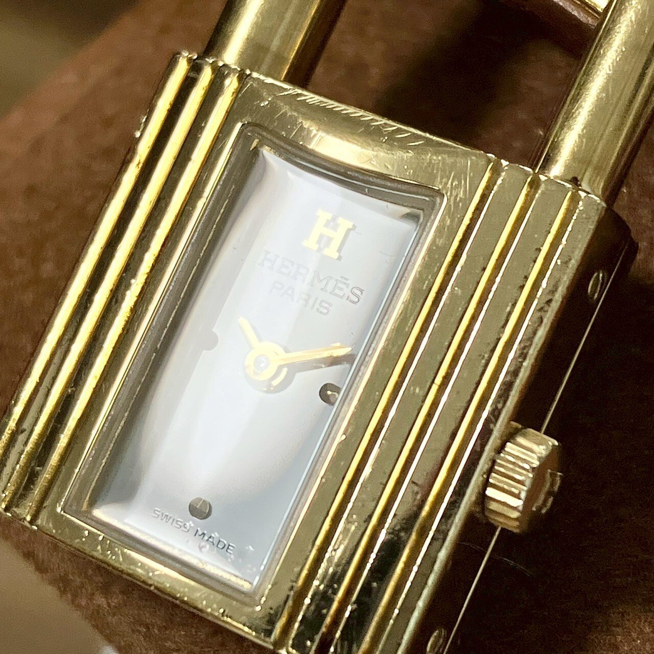 Hermès Kelly Quartz Watch White Dial Stainless Steel 20mm image 7