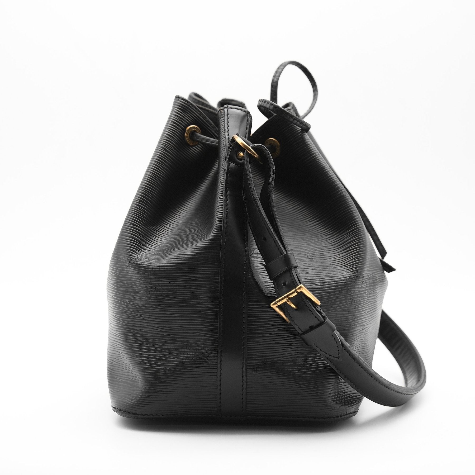 Louis Vuitton Petit Noé Black Epi Leather Shoulder Bag image 3