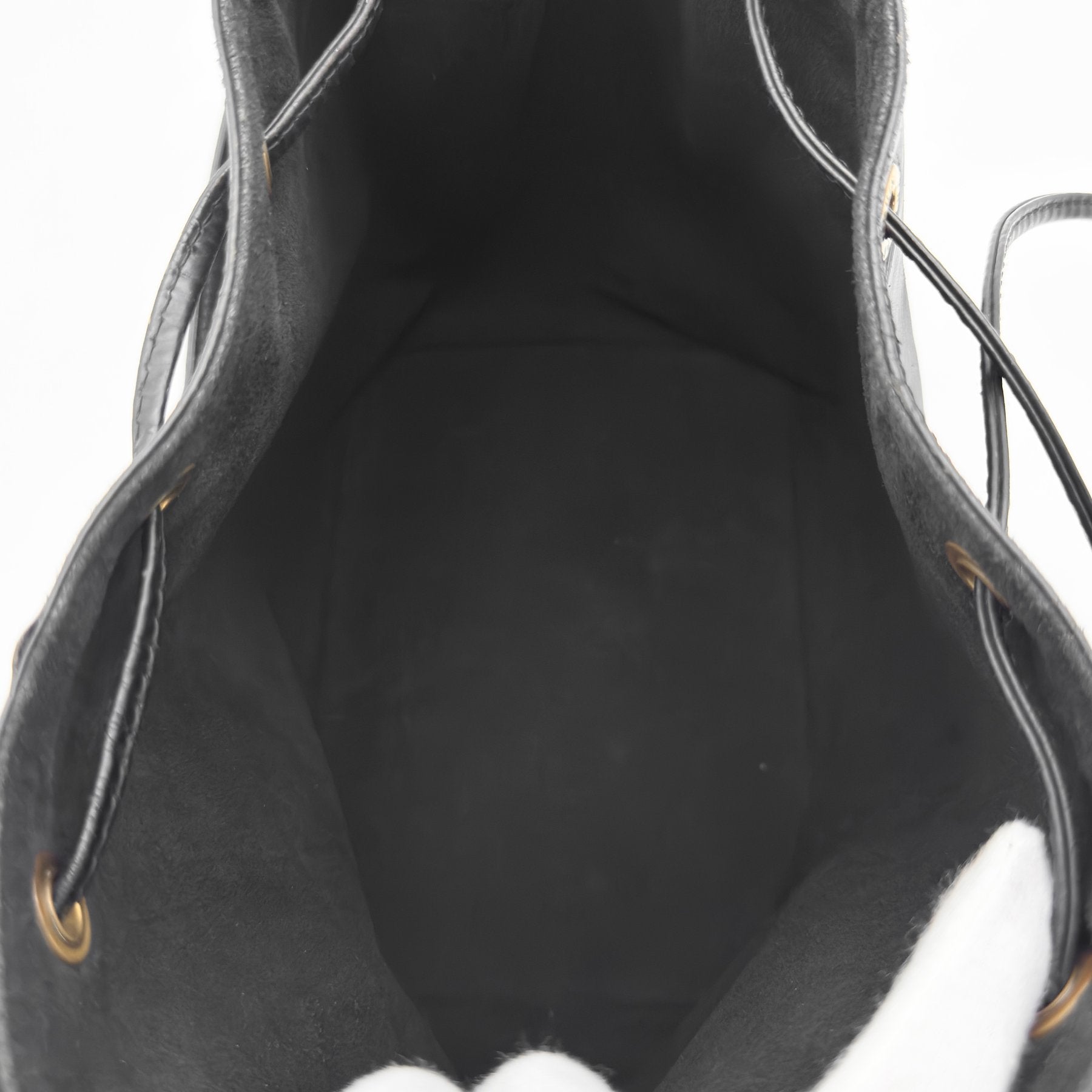 Louis Vuitton Petit Noé Black Epi Leather Shoulder Bag image 6