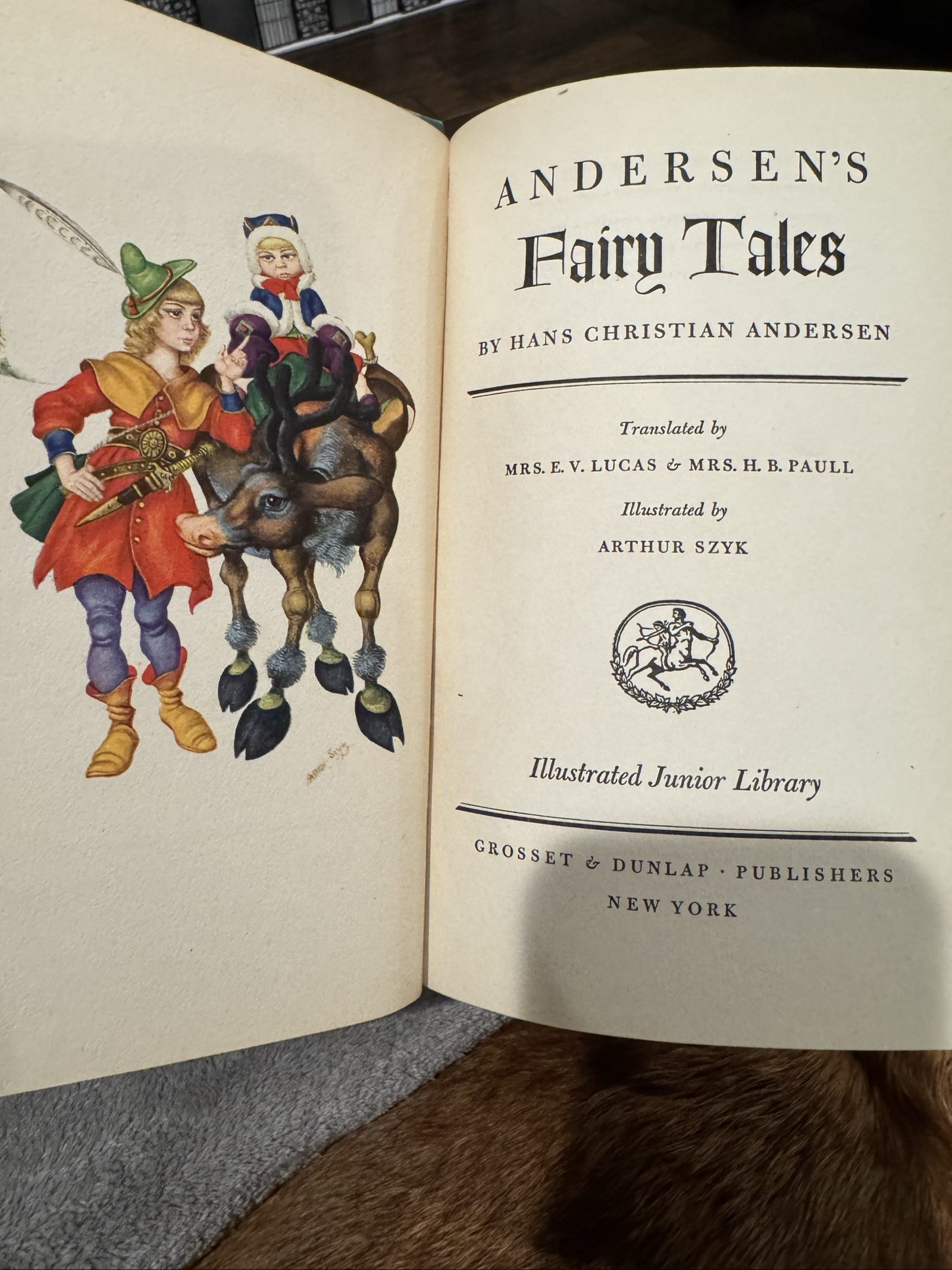 Andersen's Fairy Tales – Hans Christian Andersen – Arthur Szyk – 1945 Hardcover image 6
