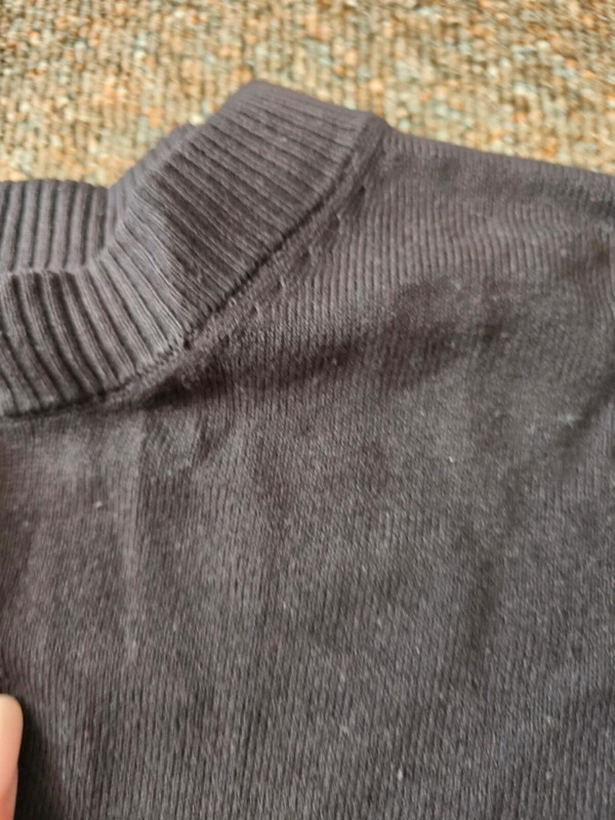 H&m Ladies black basics long sleeve knit jumper, size L image 5