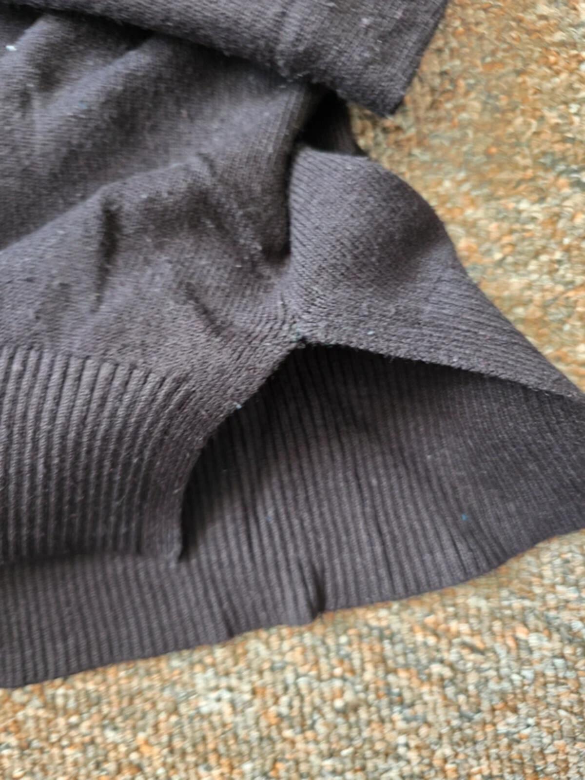 H&m Ladies black basics long sleeve knit jumper, size L image 8