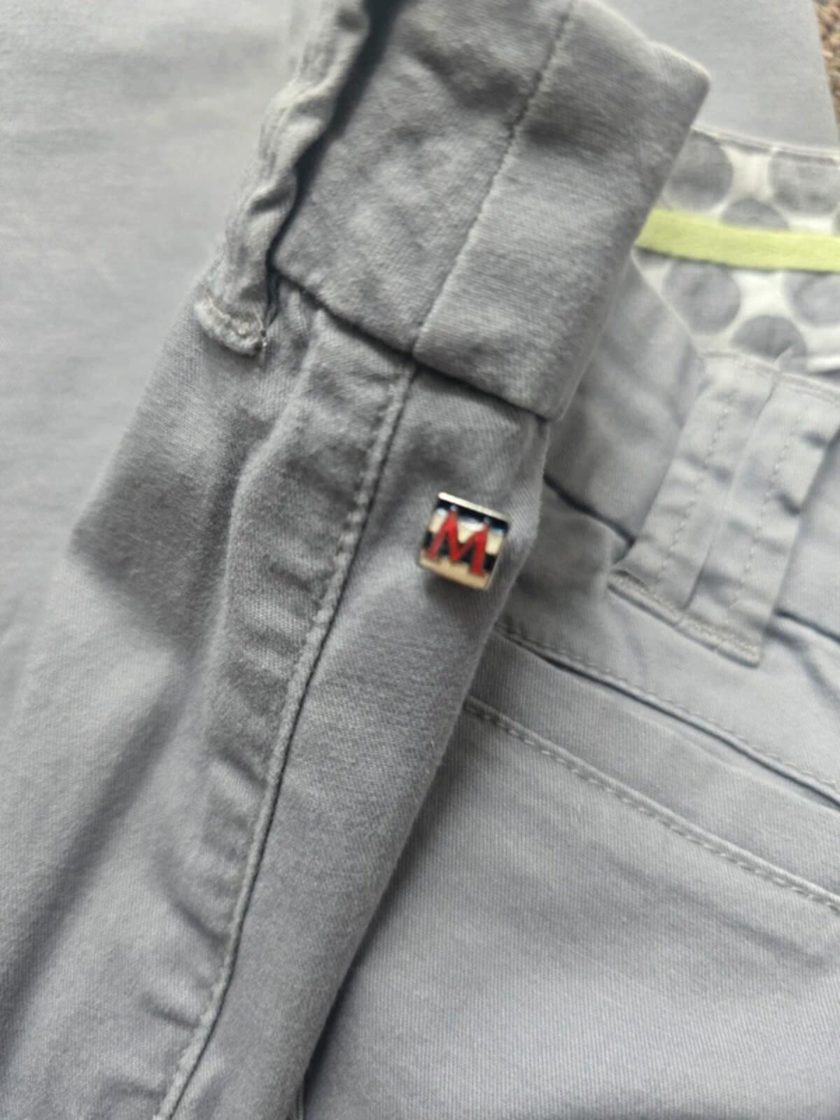 Maine grey cotton trousers chinos size 16 image 3