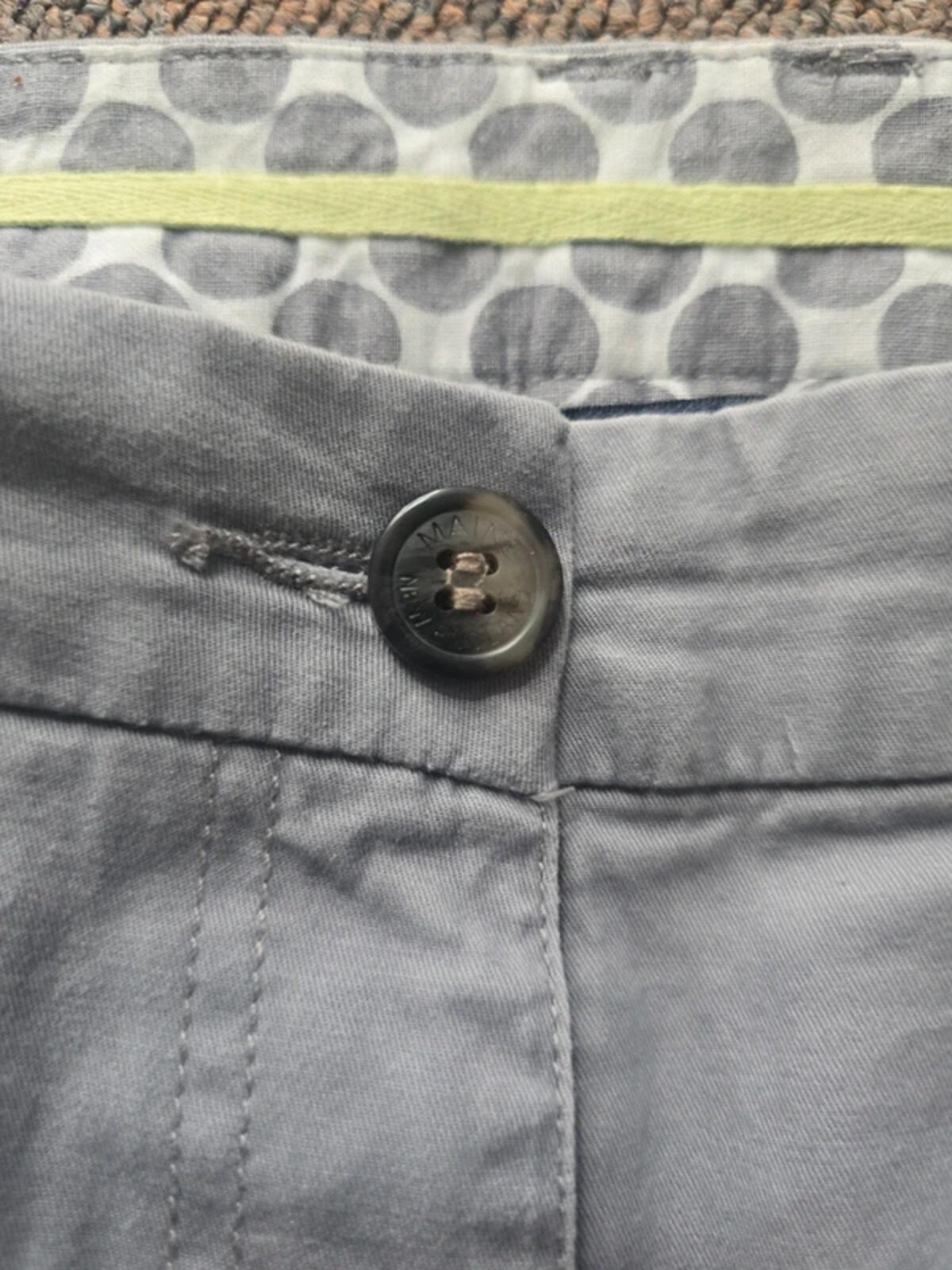 Maine grey cotton trousers chinos size 16 image 5