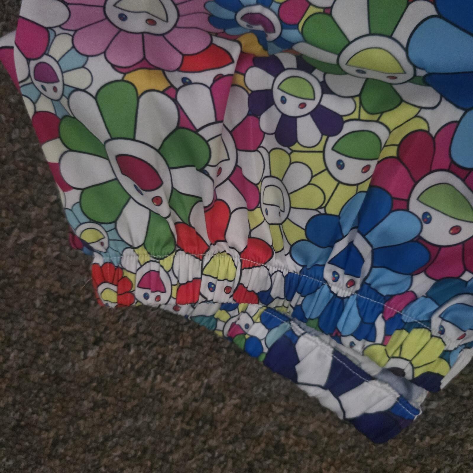 Colourful Floral Print Lightweight Jacket Size 140 image 4