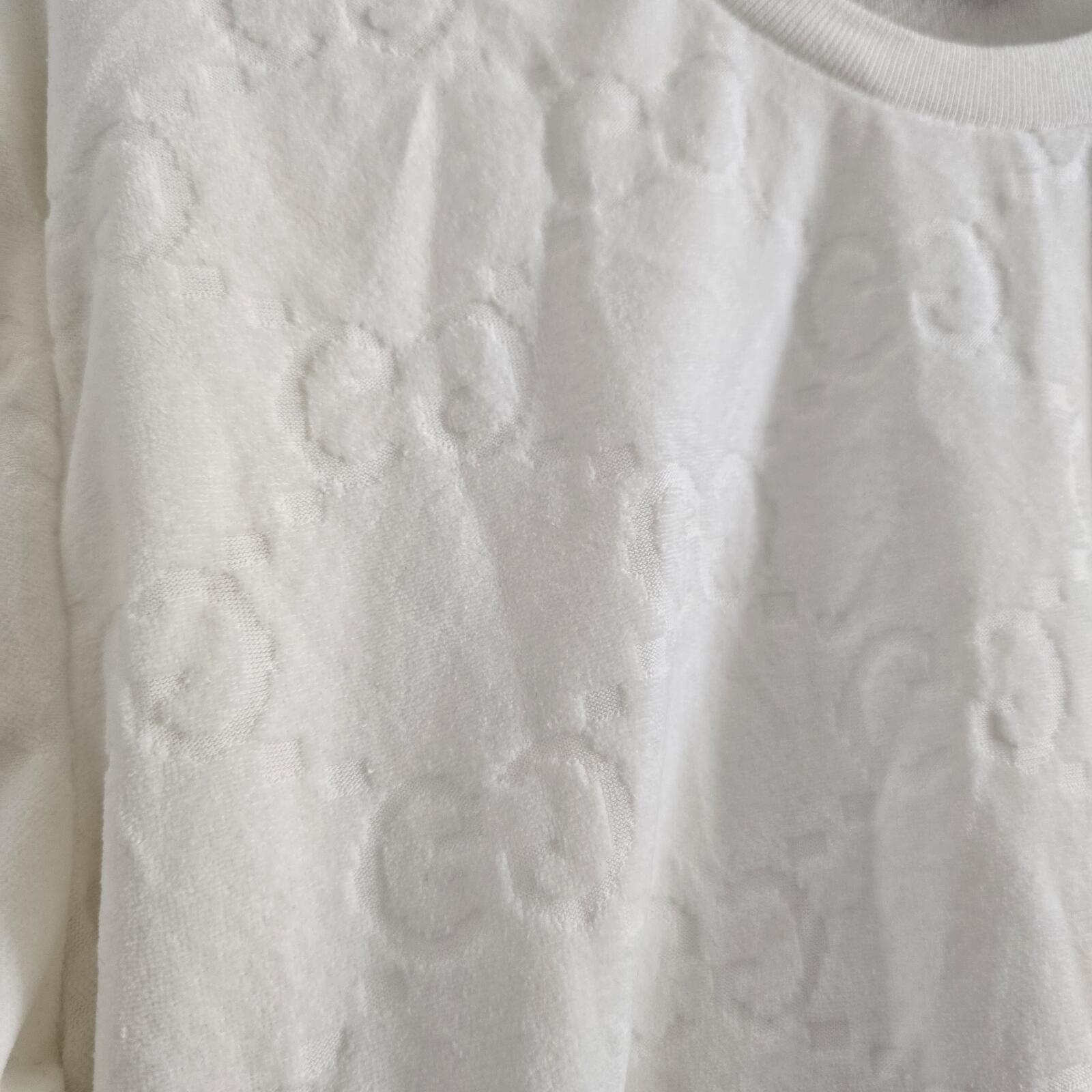 Gucci White Embossed Logo Sweatshirt XL image 2