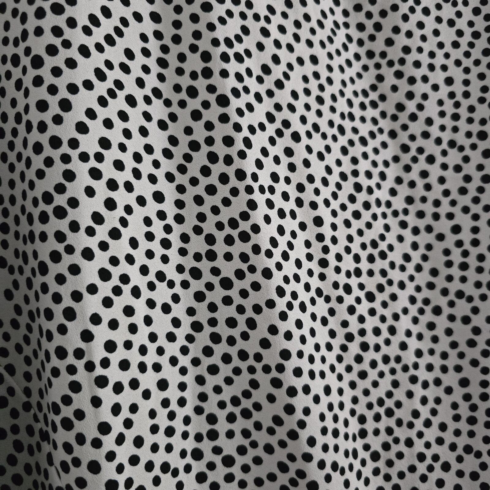 Bonmarché Women's Polka Dot Tie Front Top Blouse Size 22, plus size image 5