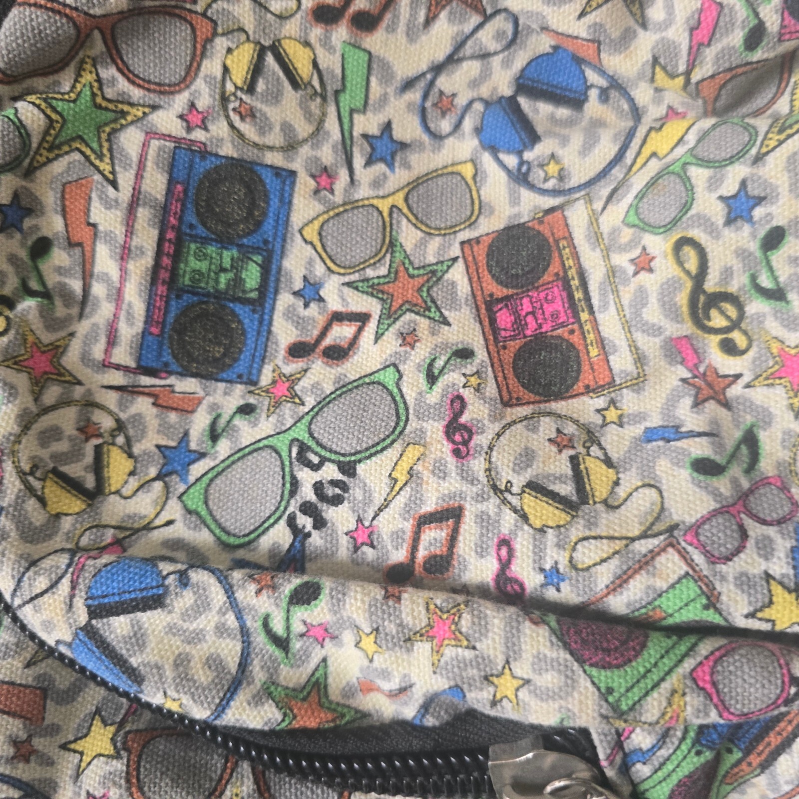 Multicolour print backpack image 4