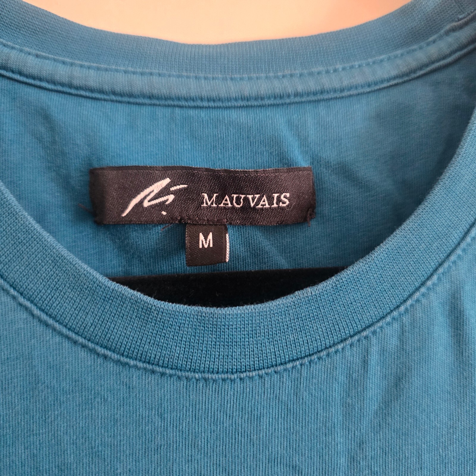 Mauvais Blue Logo T-Shirt image 4