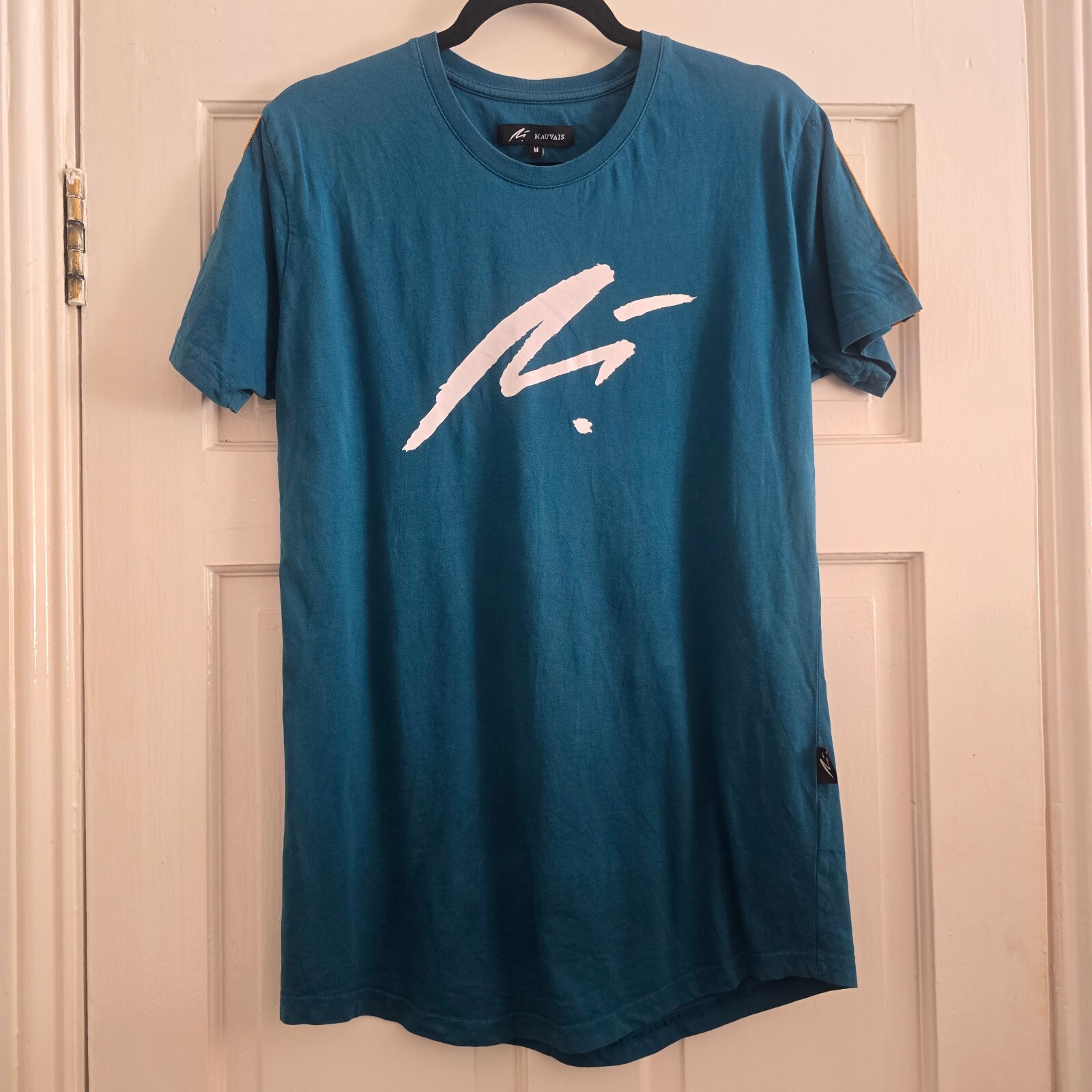 Mauvais Blue Logo T-Shirt image 5