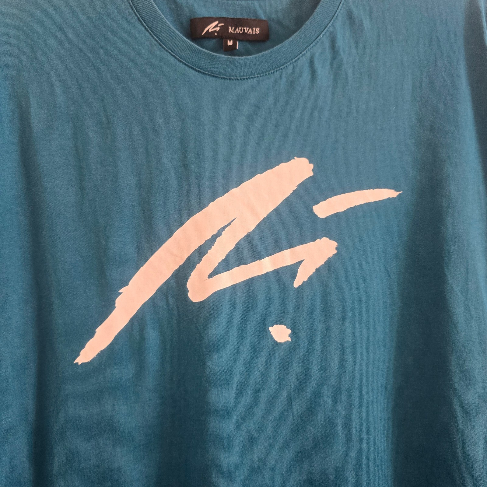 Mauvais Blue Logo T-Shirt image 7