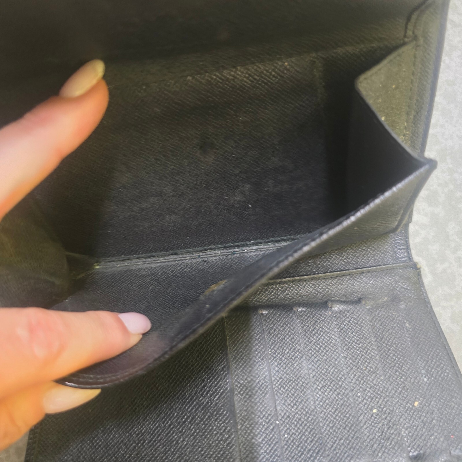 Louis Vuitton Black Epi Leather Long Wallet, Unisex, Designer, Luxury image 7